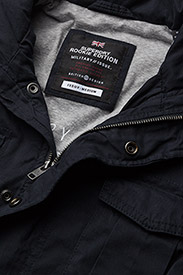 superdry classic rookie military jacket midnight