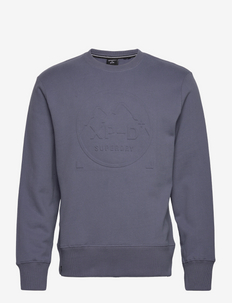 CODE XPD LOOSE CREW - sportiska stila džemperi - folkstone grey