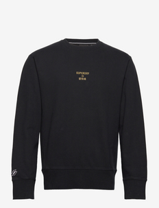 CODE CL CREW - sweatshirts - black
