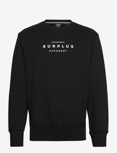 CODE SURPLUS LOOSE CREW - sweatshirts - black