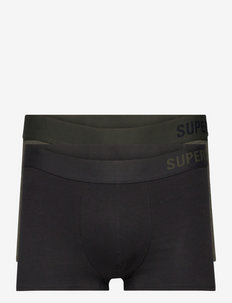 TRUNK OFFSET DOUBLE PACK - multipack underpants - black/olive