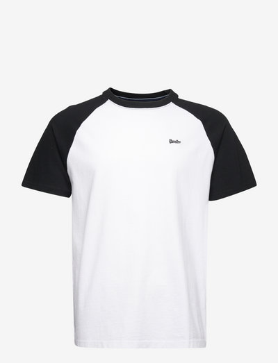 VINTAGE BASEBALL TEE - basic t-shirts - optic/black
