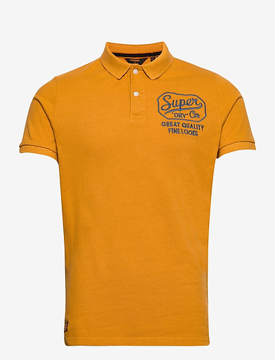 Voorvoegsel Vrijstelling delicaat Superdry S/s Superstate Polo (Ochre Gold), (22.68 €) | Large selection of  outlet-styles | Booztlet.com
