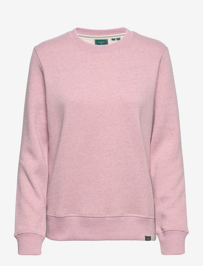 VINTAGE LOGO EMB CREW - sweatshirts - soft pink marl