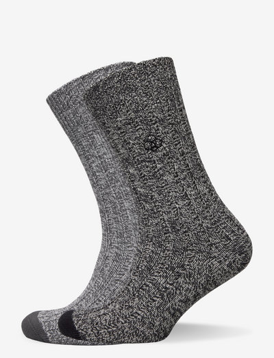 TWIST SOCK 2 PACK - regular socks - charcoal/light grey