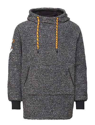 Mountain Sherpa Overhead Hoodie Pullover Grau SUPERDRY