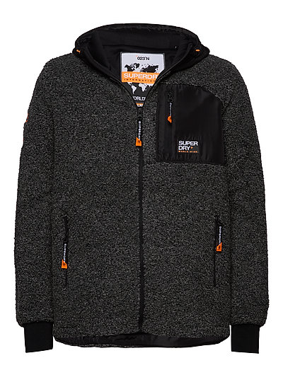Mountain Sherpa Ziphood Hoodie Pullover Grau SUPERDRY