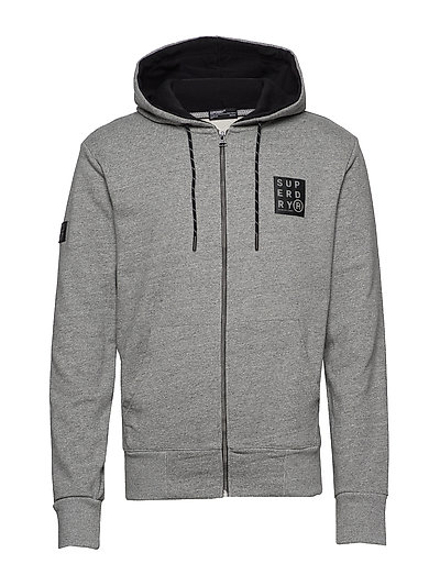 Surplus Goods Zip Hood Ub Hoodie Pullover Grau SUPERDRY