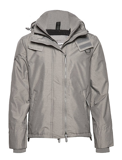 SUPERDRY Arctic Hood Popzip Windcheater Dünne Jacke Grau SUPERDRY