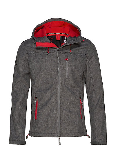 SUPERDRY Hooded Windtrekker Dünne Jacke Grau SUPERDRY