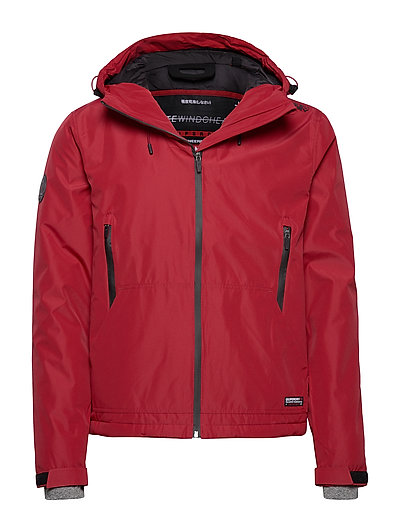 SUPERDRY Padded Elite Windcheater Gefütterte Jacke Rot SUPERDRY