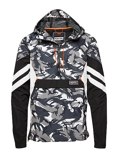 SUPERDRY Jared Overhead Jacket Outerwear Jackets Anoraks Schwarz SUPERDRY