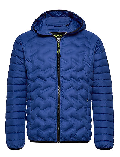 SUPERDRY Down Radar Mix Quilt Jacket Steppjacke Blau SUPERDRY