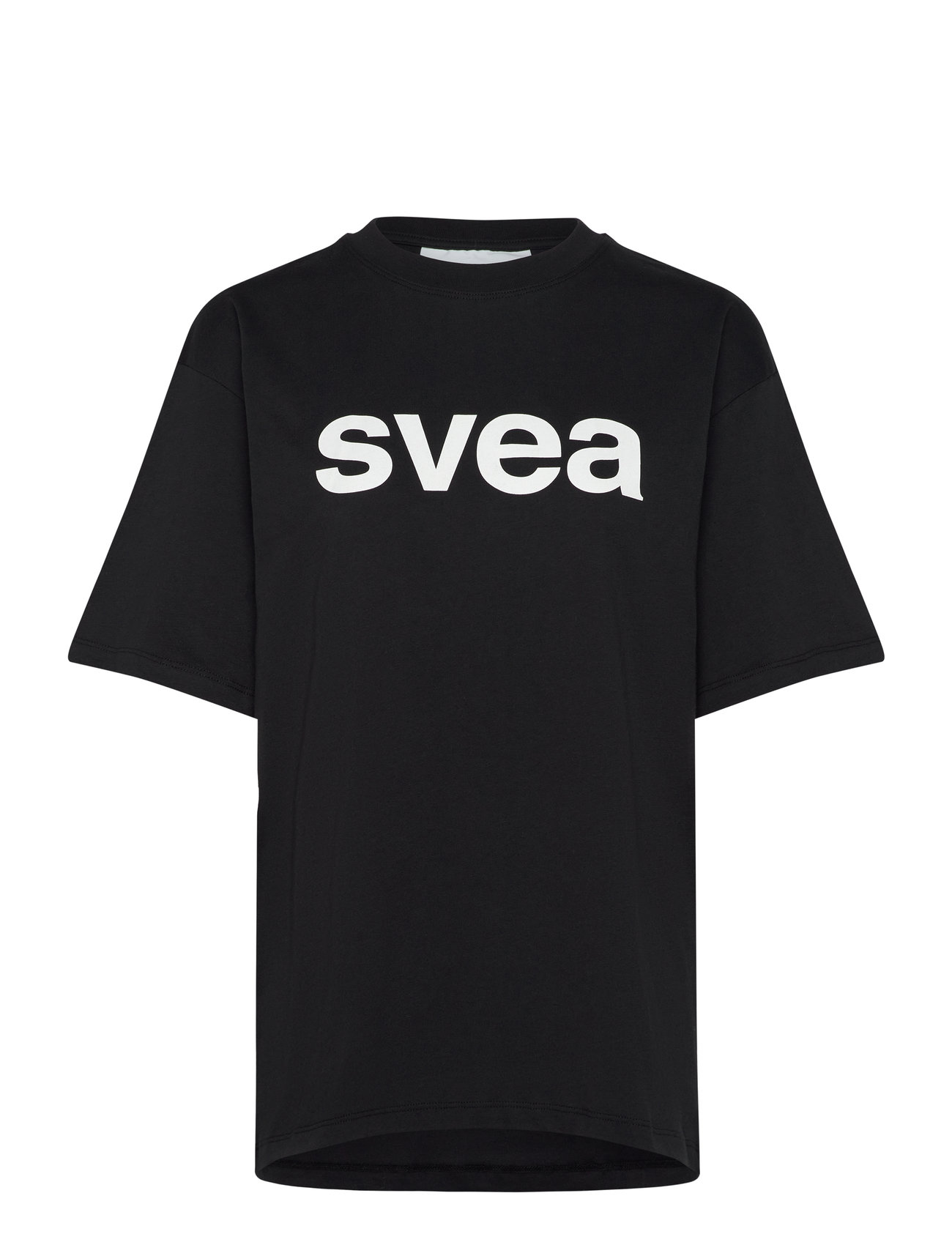 Svea Swaustin Boxy Logo Ss T-Shirt Svart