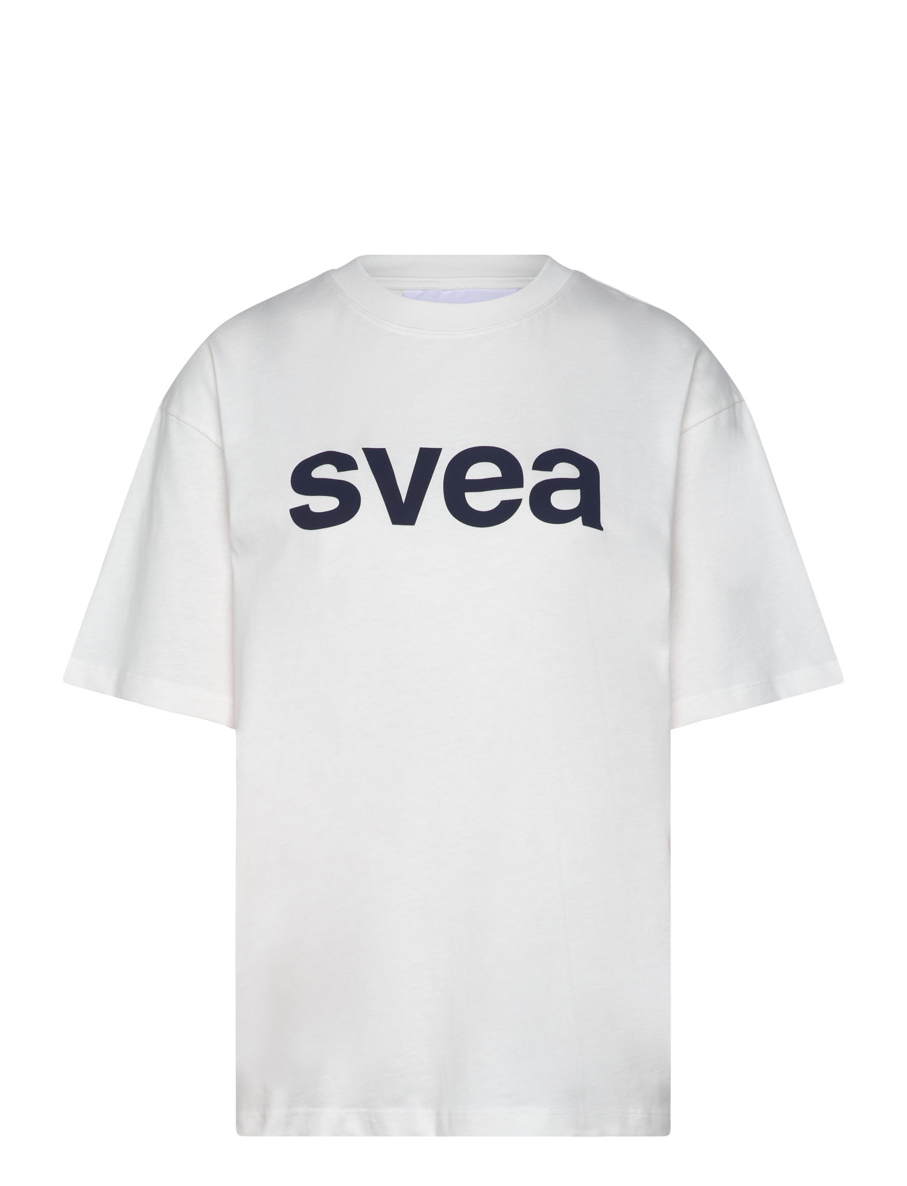 Svea Swaustin Boxy Logo Ss T-Shirt Vit