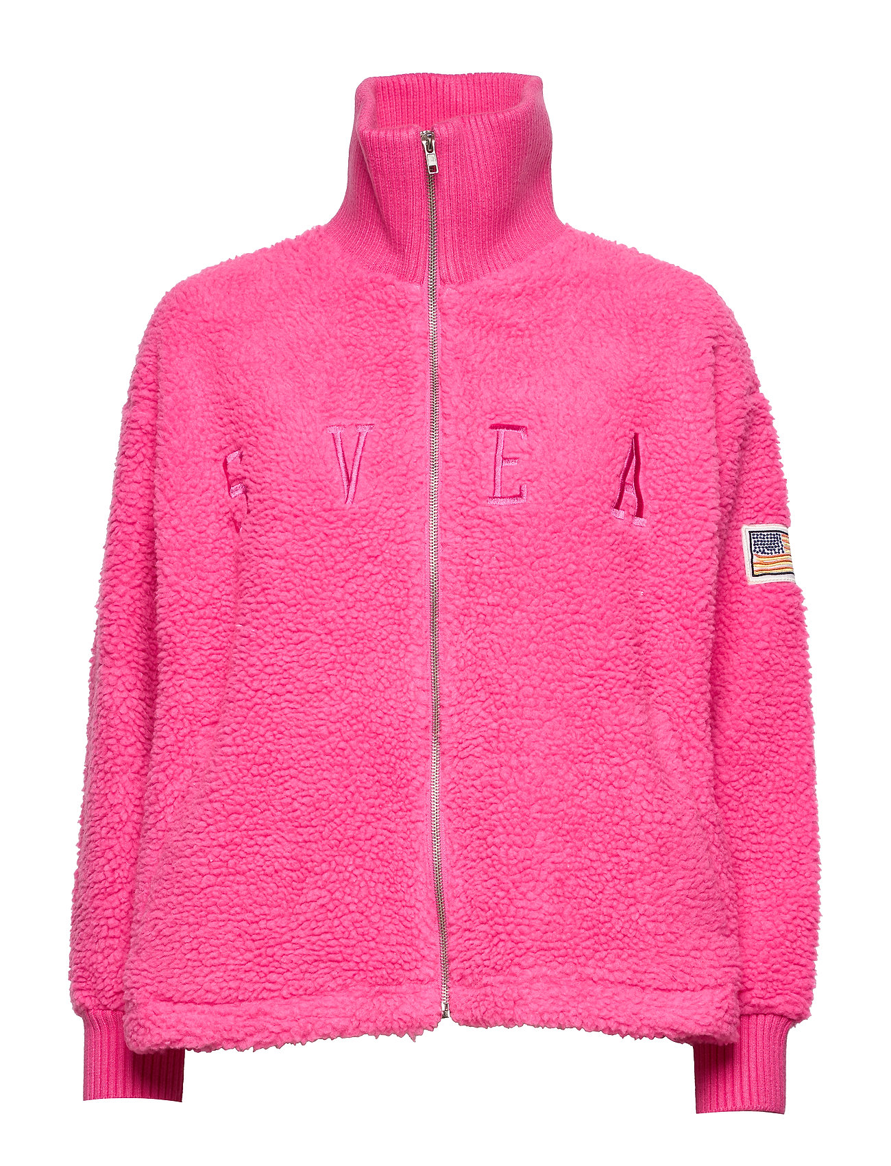 svea kathryn pile zip sweater
