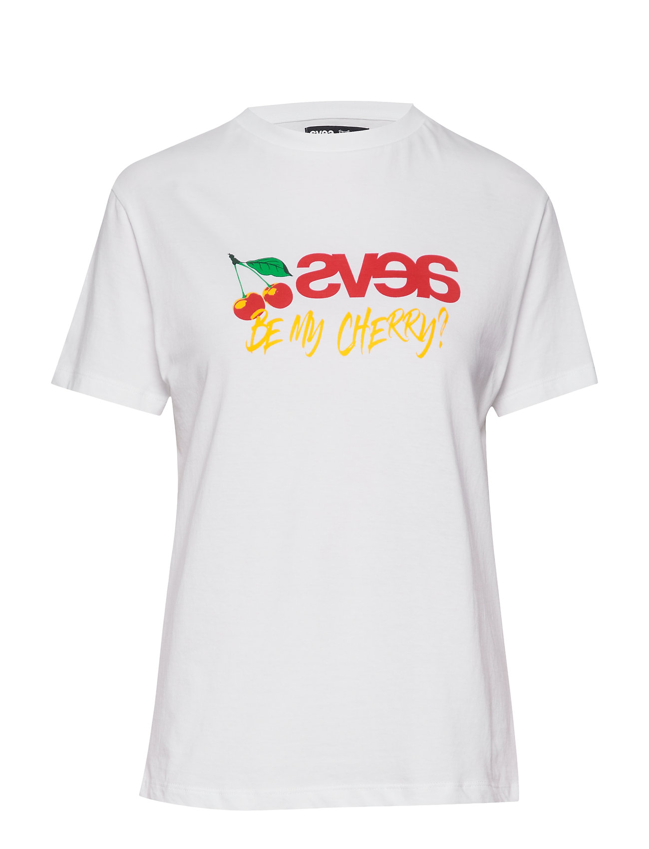 Everyday Tee - Be My Cherry T-shirts & Tops Short-sleeved Valkoinen Svea