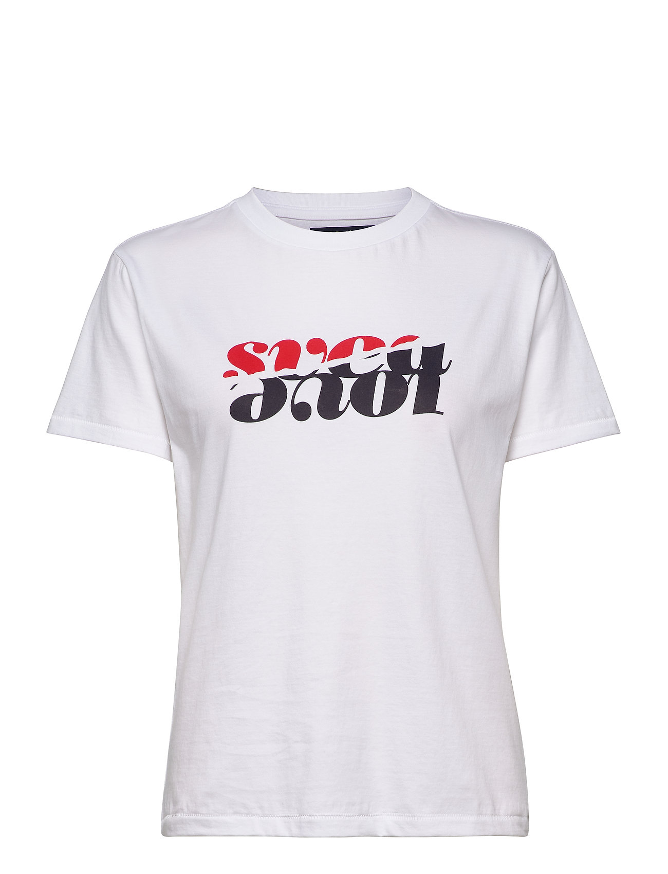 Svea Printed Love Tee T-shirts & Tops Short-sleeved Valkoinen Svea