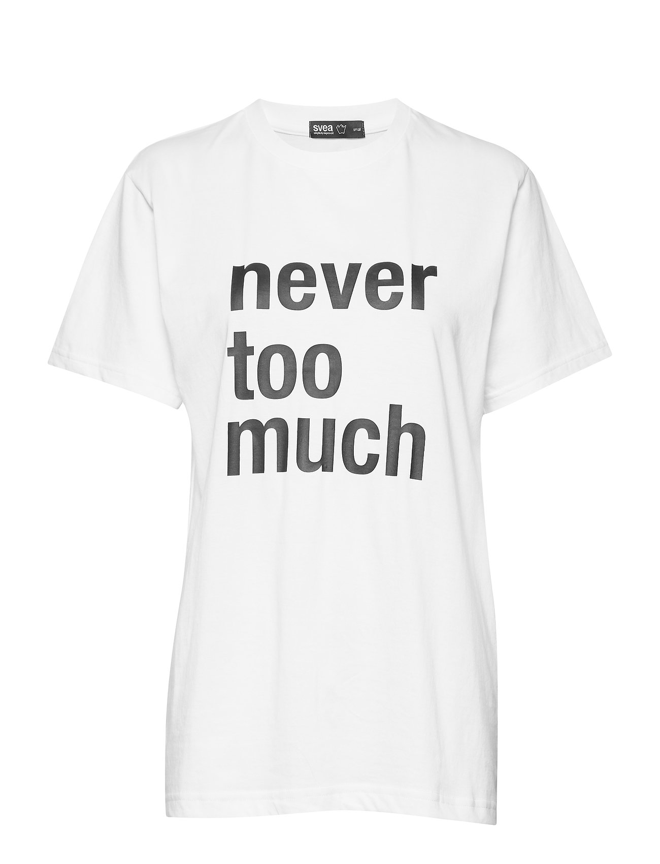 Svea Message Tee T-shirts & Tops Short-sleeved Valkoinen Svea