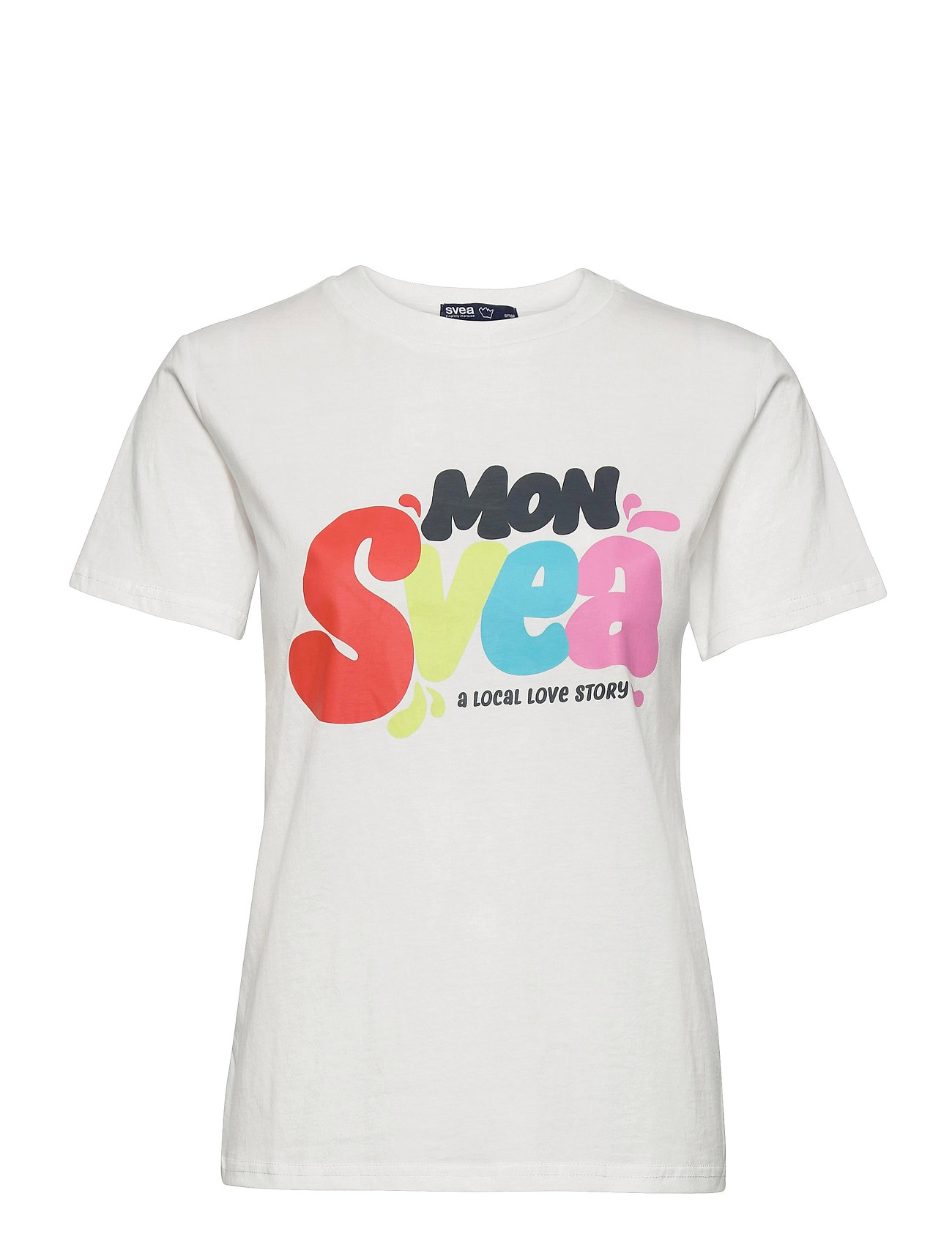 W. Mon Svea Tee T-shirts & Tops Short-sleeved Valkoinen Svea