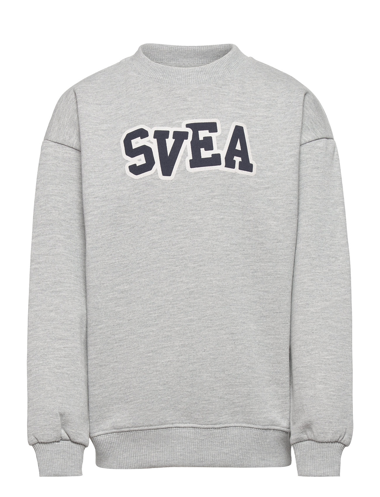 Svea K. Logo Sweatshirt (Grey Melange), 89.78 kr | Stort udvalg af designer mærker Booztlet.com