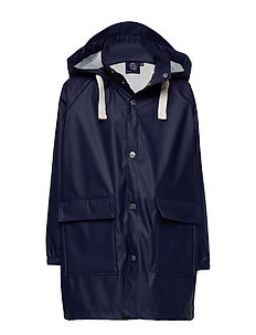 K. Love Print Rain Jacket - shell & rain jackets - navy