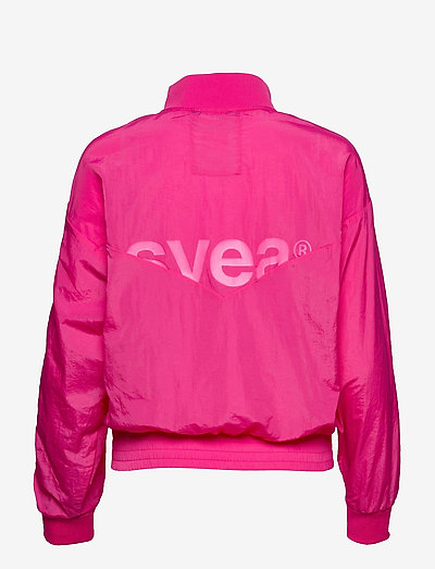 bright windbreaker jacket