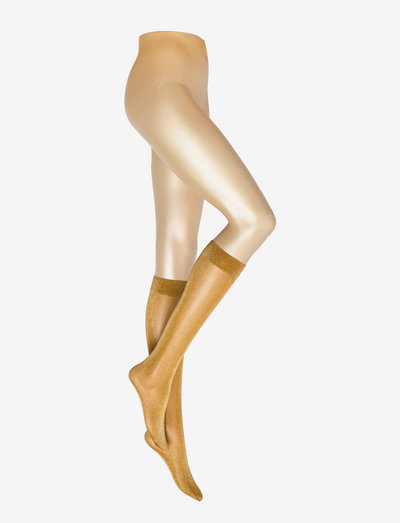 Ines Shimmery Socks - strümpfe - dark gold