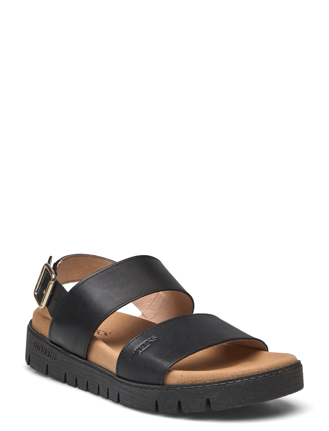 Gabriela Platta Sandaler Black SWEEKS