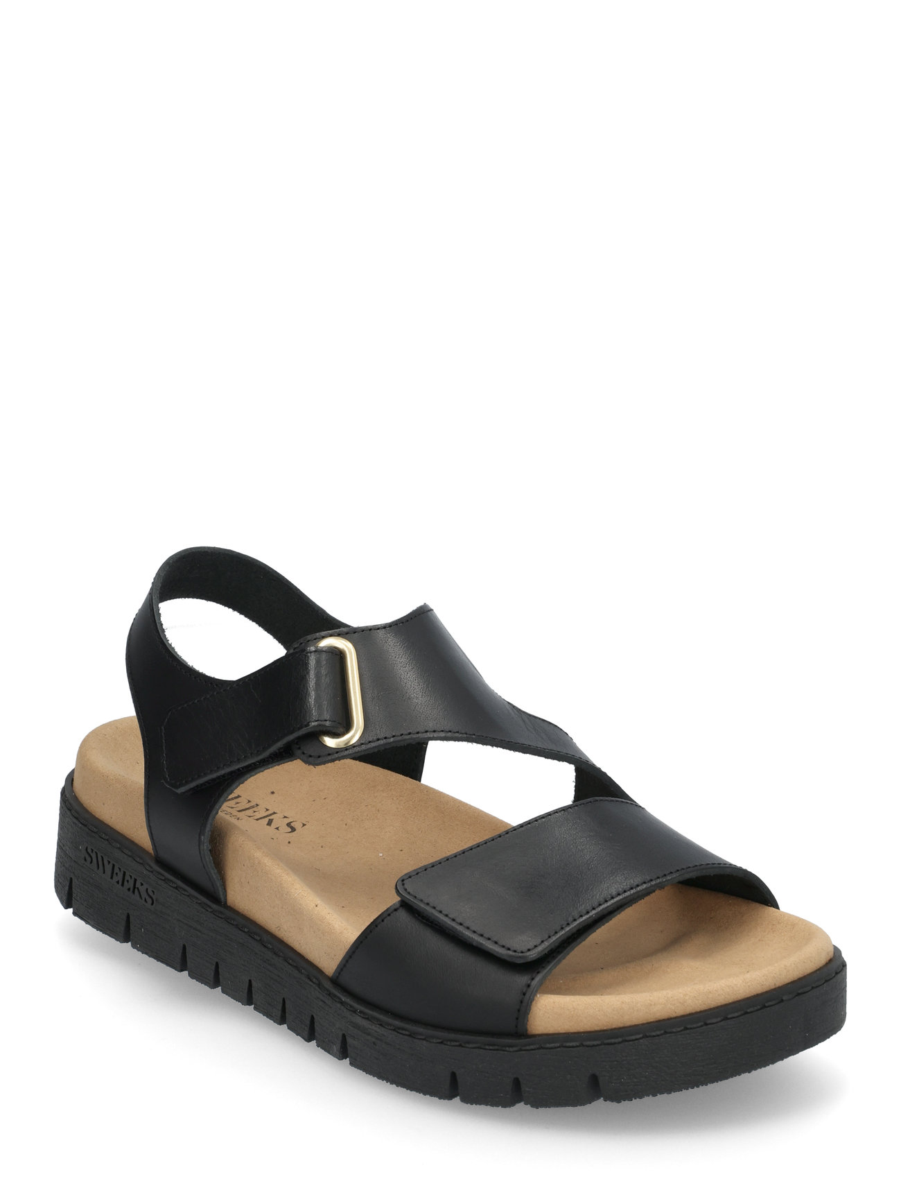 Gabriela Shoes Sandals Flat Sandals Black SWEEKS