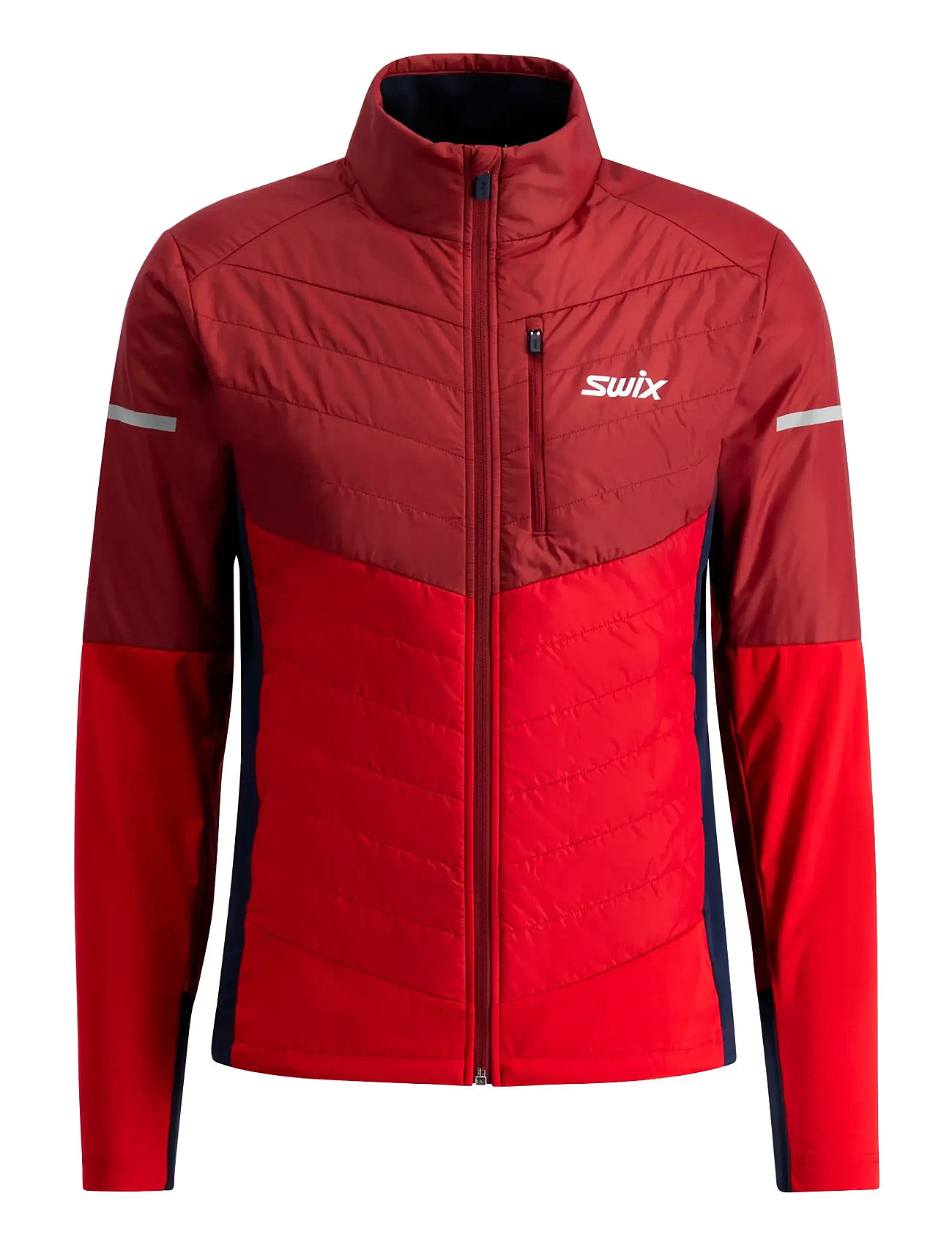 SWIX Nordic Warm Hybrid Jacke M Rot - S - Herren