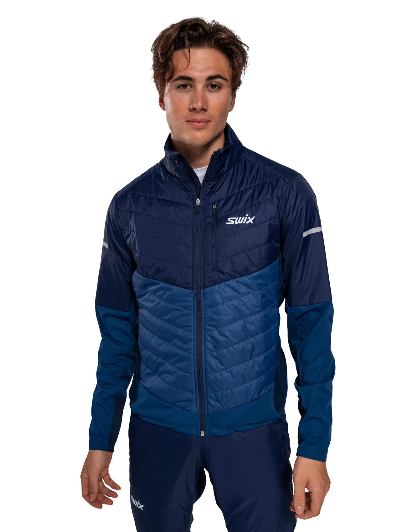 Swix Nordic Warm Hybrid Jacket M, S, Navy, Sport Jackets > Sport Padded Jackets, Herre
