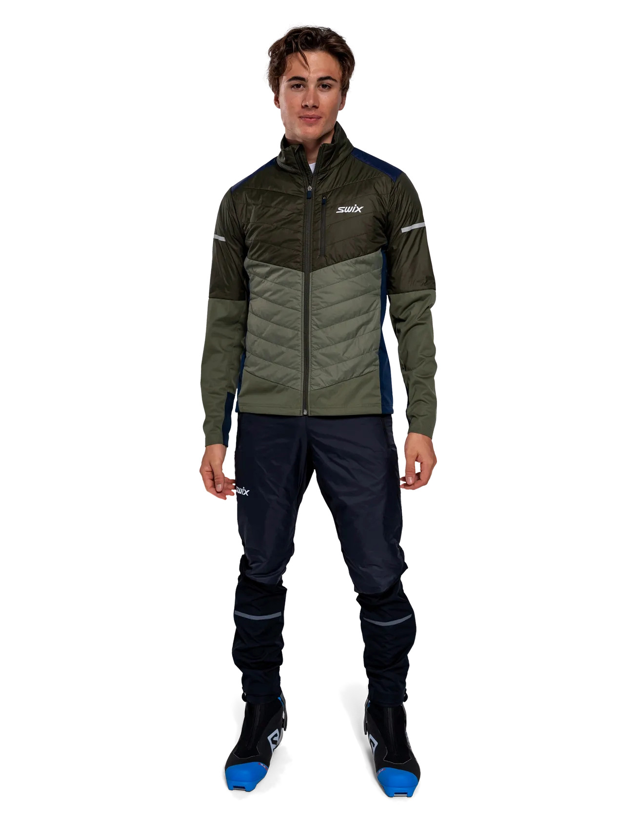 Swix Nordic Warm Hybrid Jacket M, XXL, Khaki green, Sport Jackets > Sport Padded Jackets, Herre