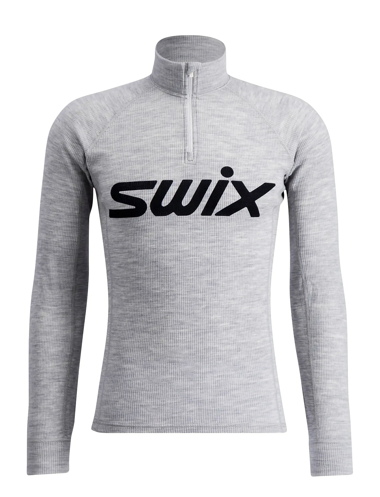 SWIX Racex Merino Half Zip M Grau - S - Herren