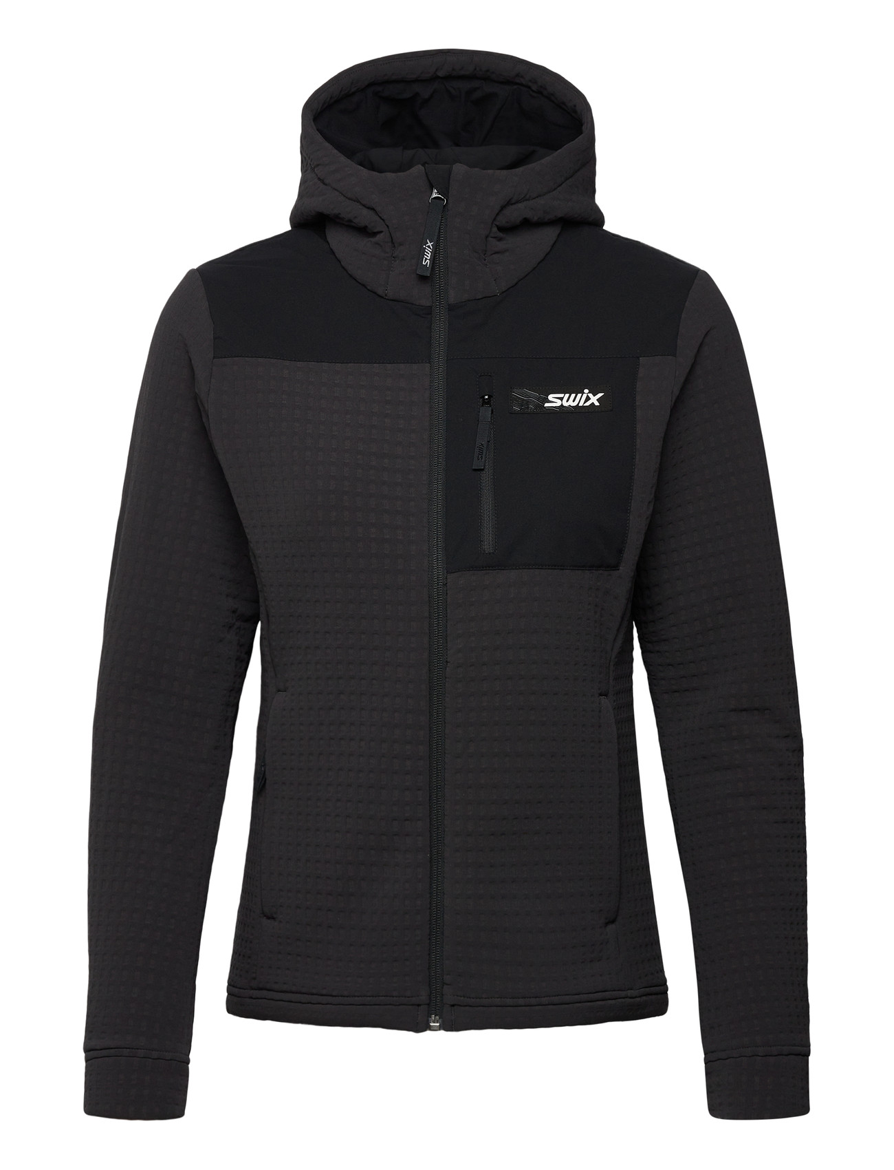 Swix Surmount Stormfleece Hood Jacket W, S, Black, Sport Jackets > Sport Outdoor Jackets, Dame