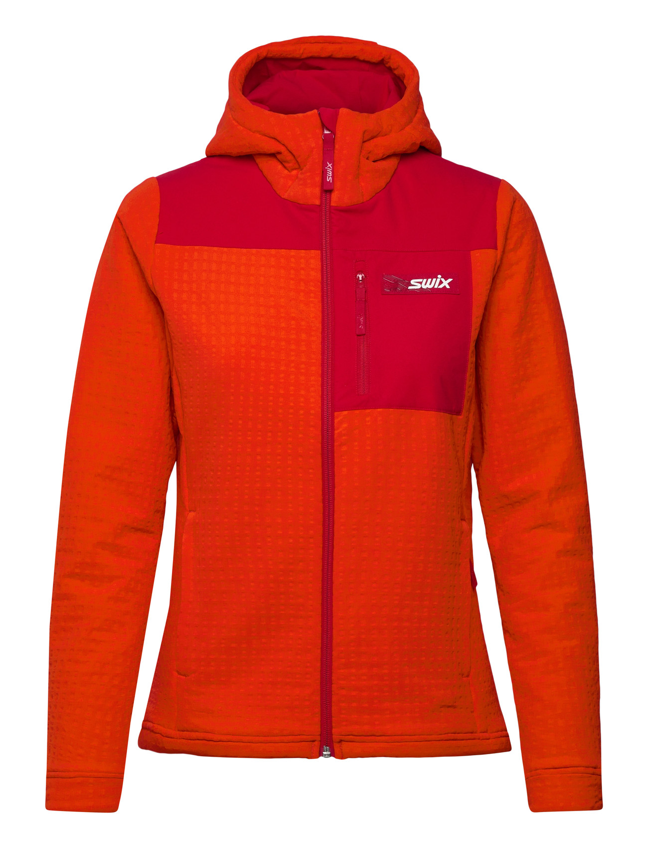 Swix Surmount Stormfleece Hood Jacket W, XS, Red, Sport Jackets > Sport Outdoor Jackets, Dame