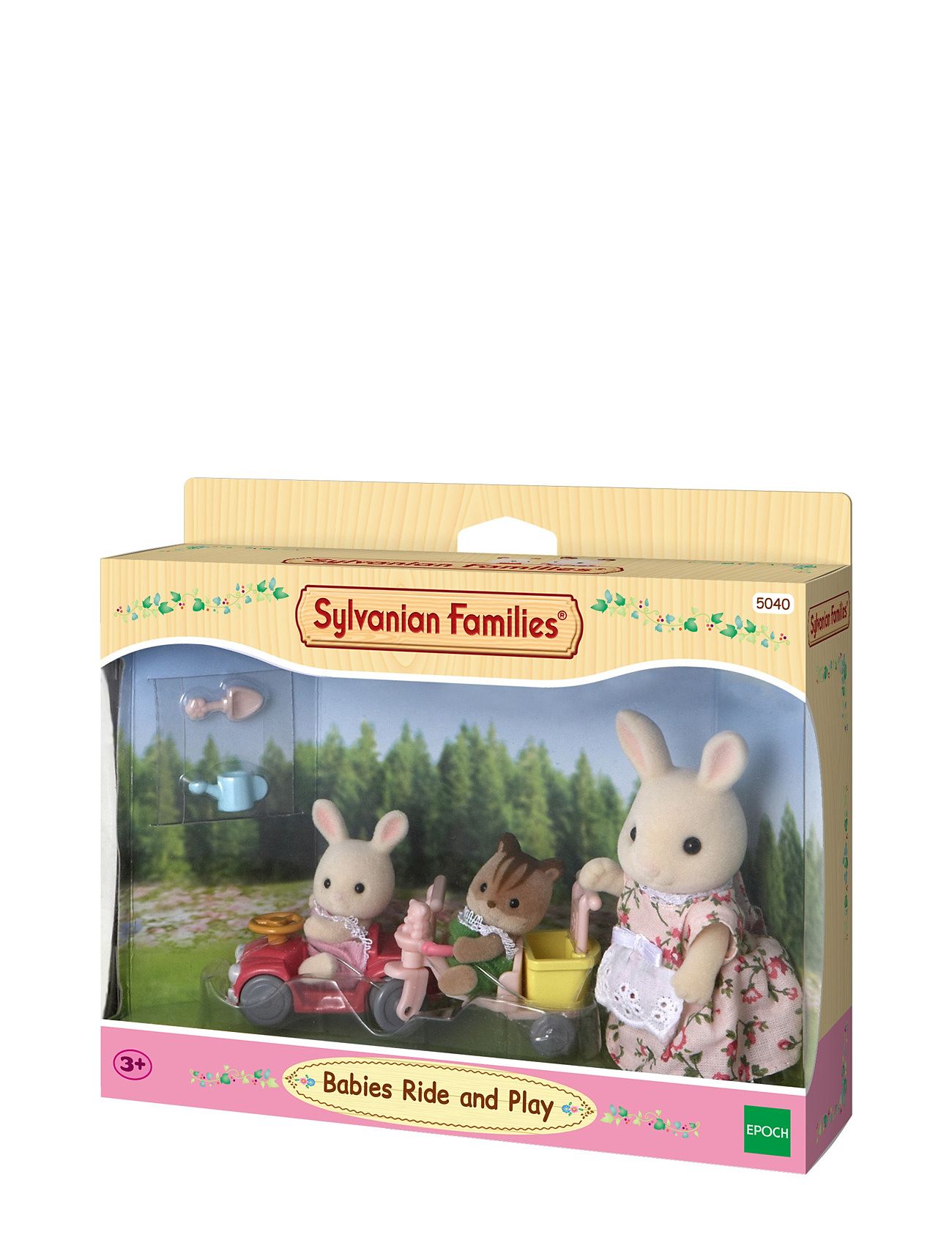 Sylvanian families babies ride and sale play