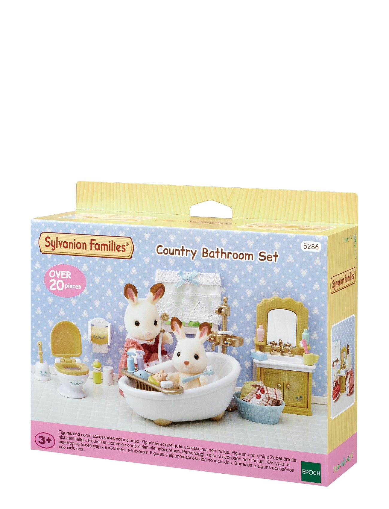 Country Bathroom Set Toys Playsets & Action Figures Play Sets Multi/patterned Sylvanian Families