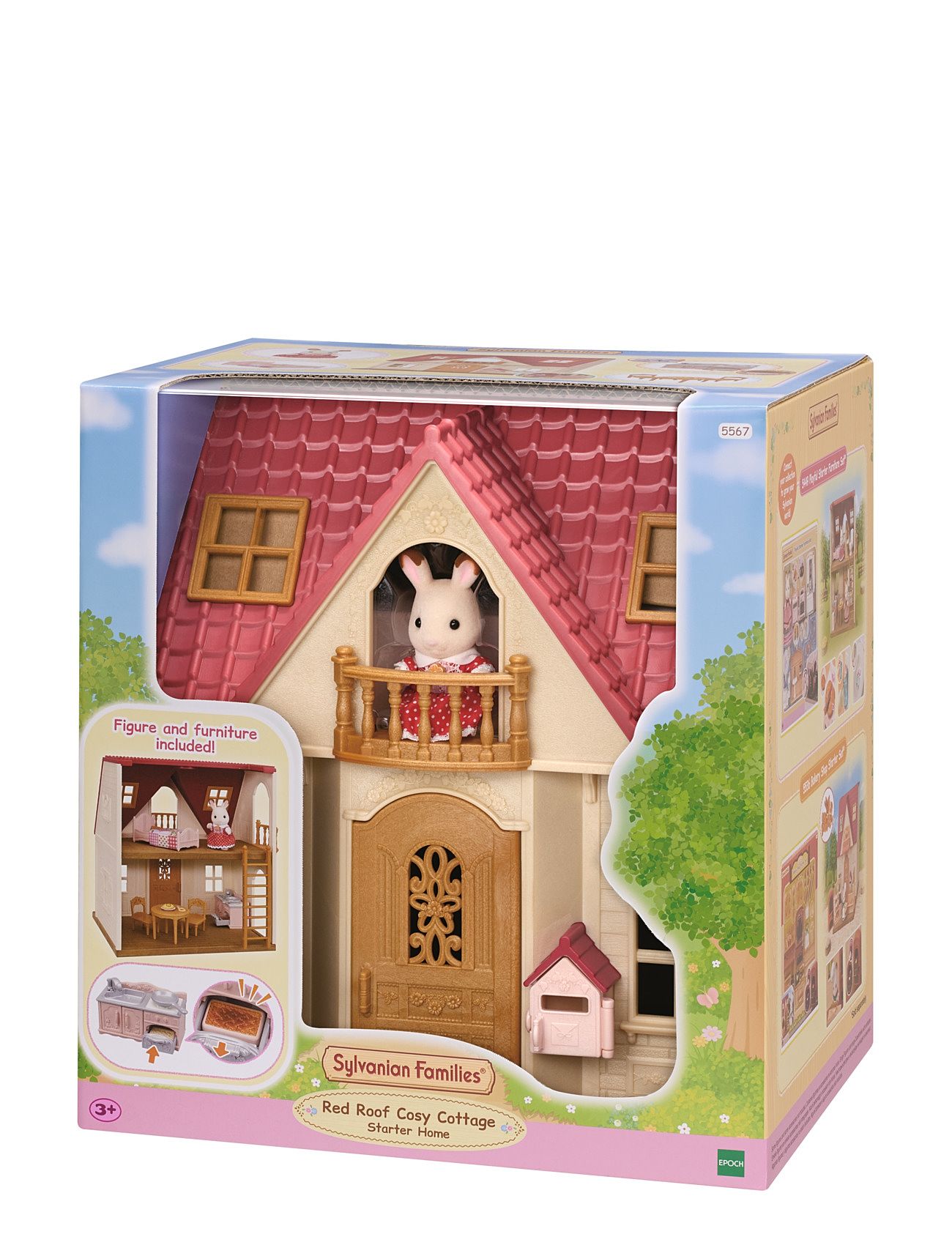 Red Roof Cosy Cottage Toys Playsets & Action Figures Play Sets Multi/patterned Sylvanian Families