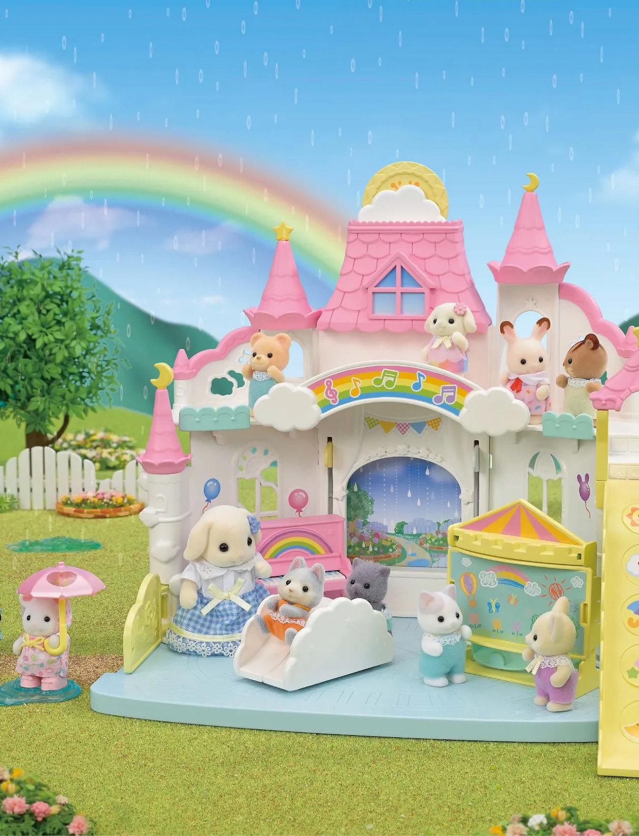 Sylvanian families Sunny Castle Nursery, One Size, Multi/patterned, Legesæt Og Actionfigurer > Legesæt, Børn