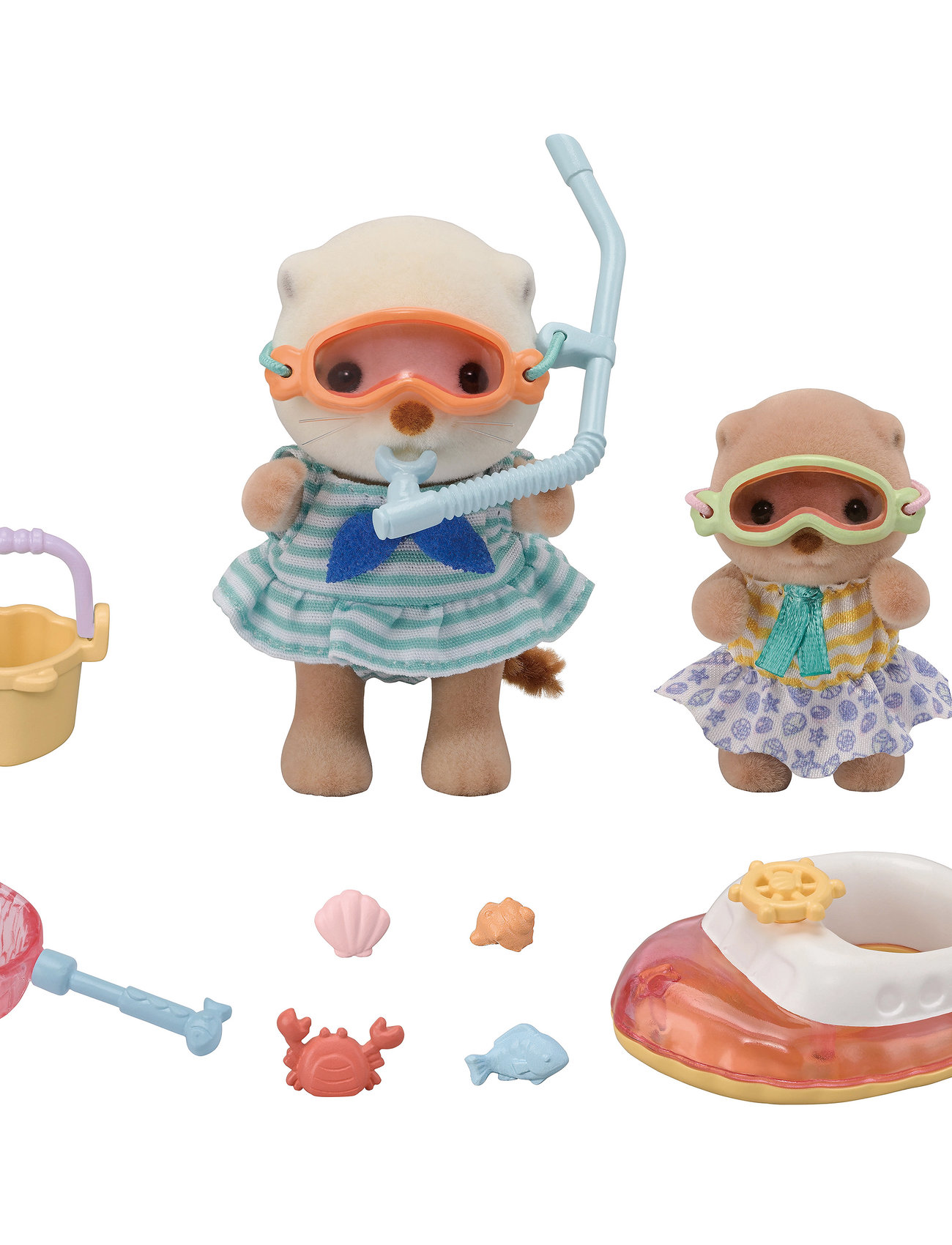 Sylvanian families Sea Otter Sisters-Splashy Snorkel Set-, One Size, Multi/patterned, Legesæt Og Actionfigurer > Legesæt, Børn