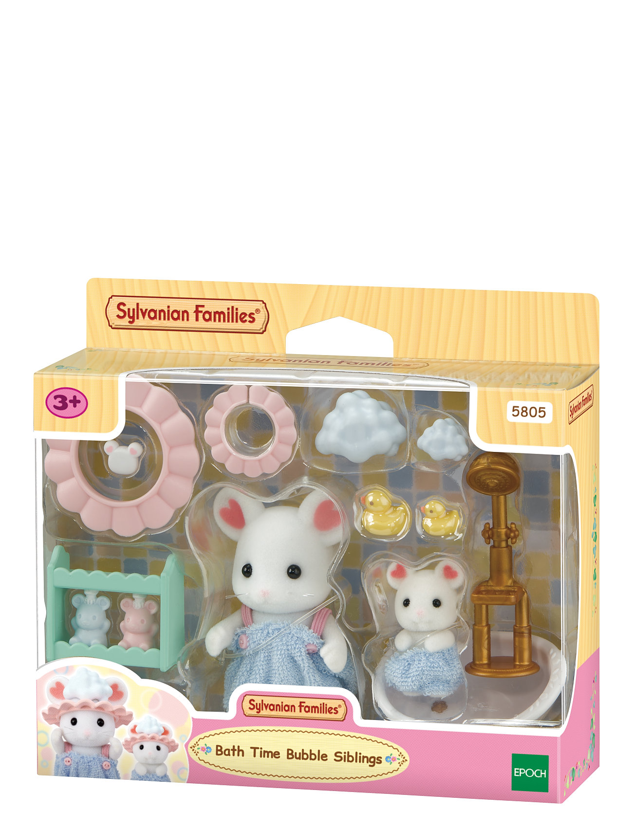 Bath Time Bubble Siblings Toys Playsets & Action Figures Play Sets Multi/patterned Sylvanian Families