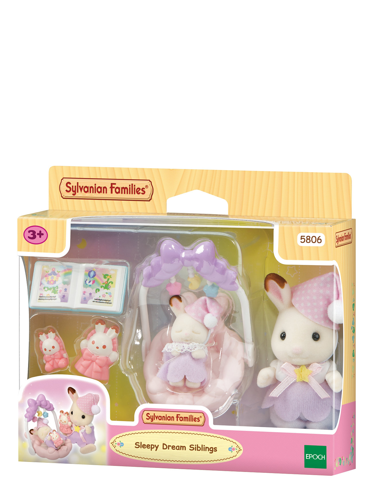 Sleepy Dream Siblings Toys Playsets & Action Figures Play Sets Multi/patterned Sylvanian Families
