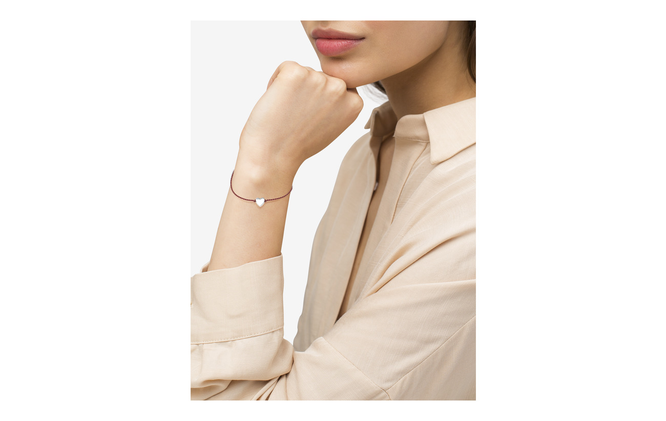 Syster P Sparkle Bracelet Heart silver Coral Smycken Syster P Sparkle Bracelet Heart silver Coral Smycken