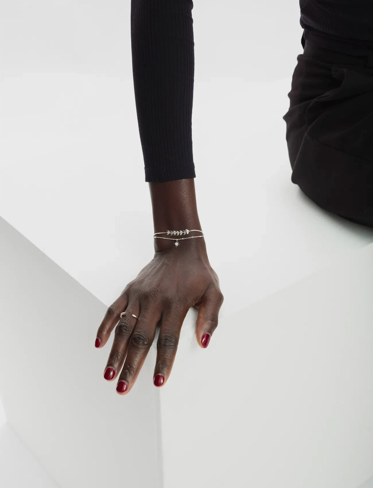 Syster P North Star Bracelet Silver, One Size, Silver, Armbånd > Kædearmbånd, Dame
