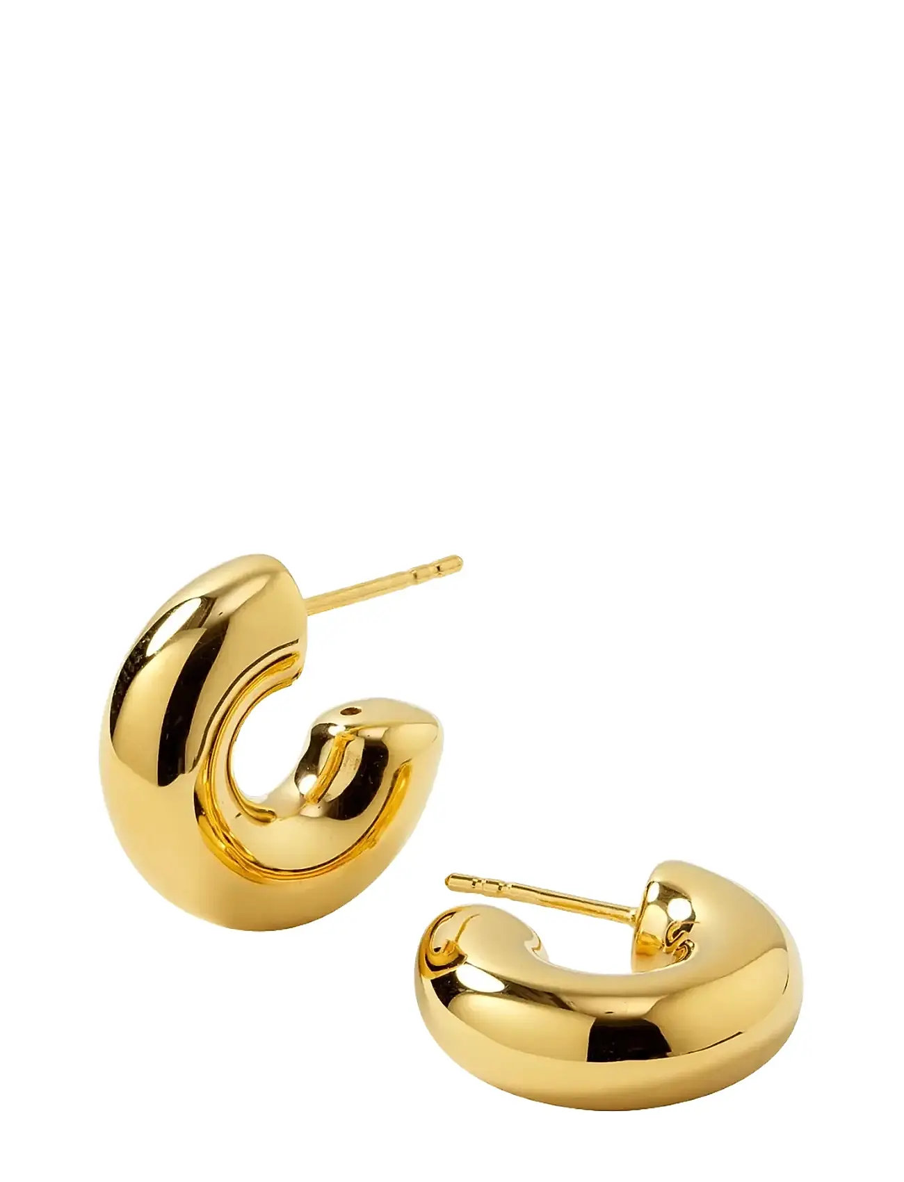 SYSTER P Bolded Little Sis Hoops Gold Gold - One Size - Damen