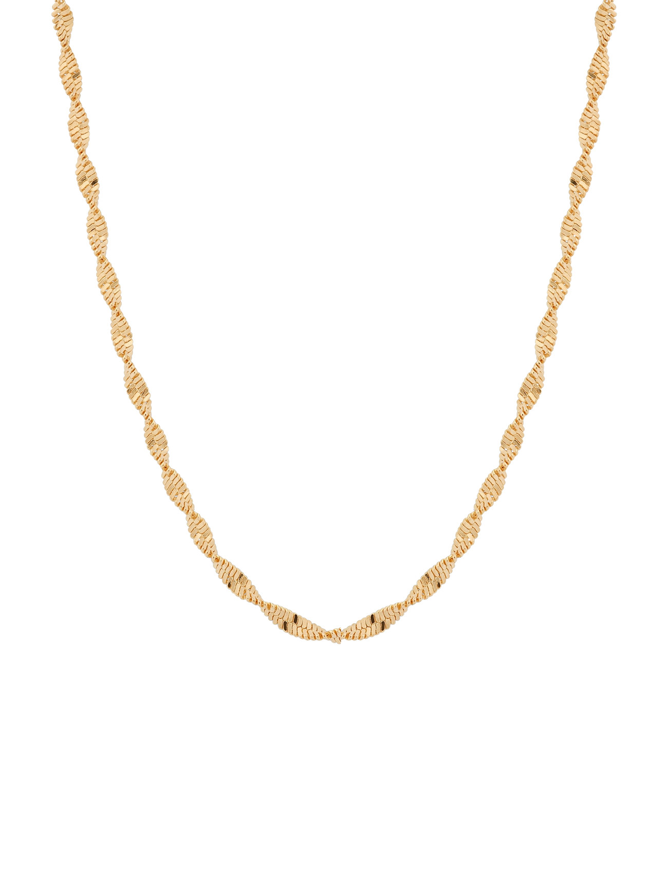 Herringb Twisted Necklace Accessories Jewellery Necklaces Chain Necklaces Gold Syster P