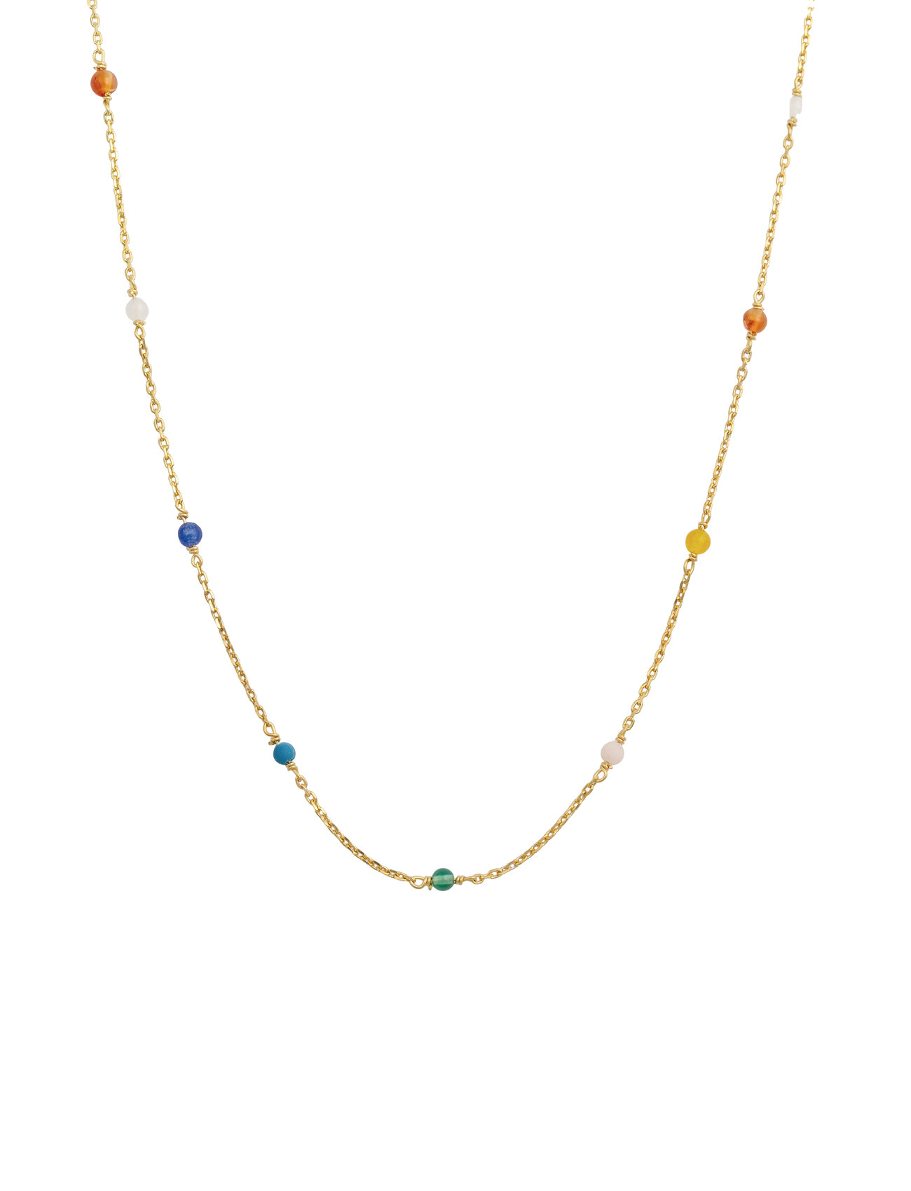 Santa Monica Multicolour Necklace Accessories Jewellery Necklaces Pearl Necklaces Gold Syster P