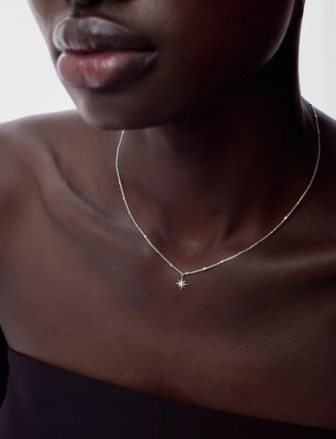 Syster P North Star Necklace Silver, One Size, Silver, Halskæder > Smukke Halskæder, Dame