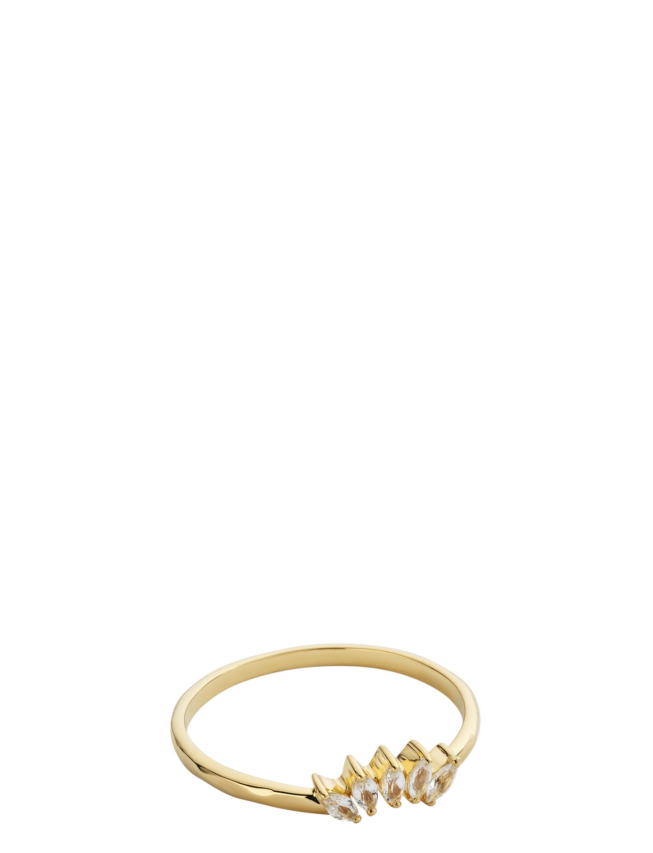 Theodora Ring Gold White Ring Smycken Gold Syster P